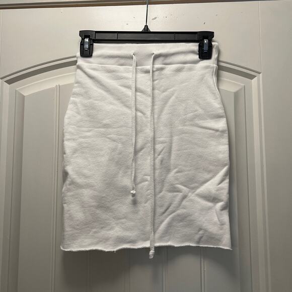 Frank & Eileen Women's Drawstring Sweatshirt‎ Pencil Skirt White Size XS - Picture 1 of 3